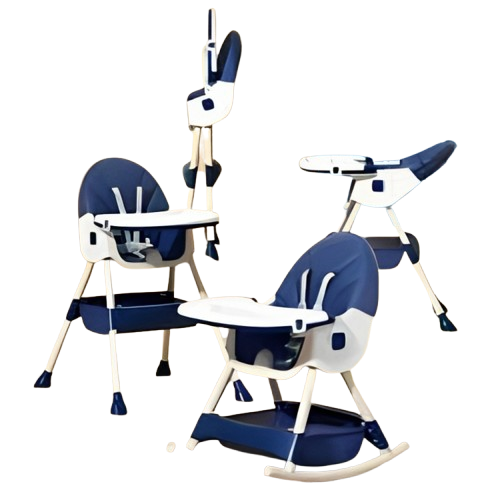 Blue color feeding chair